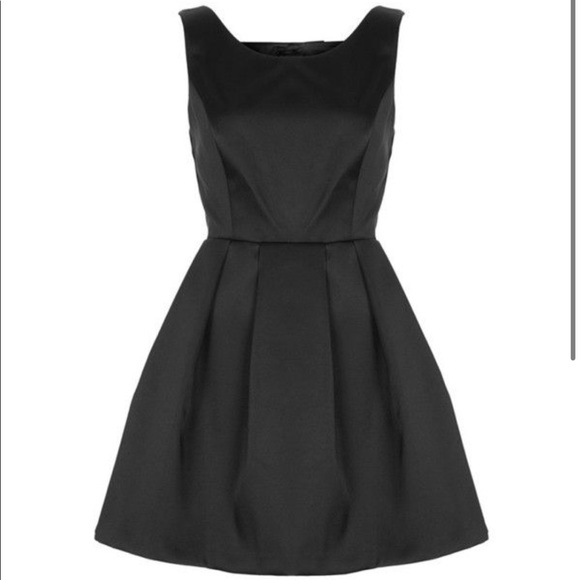 Topshop bow back satin dress - Picture 2 of 2